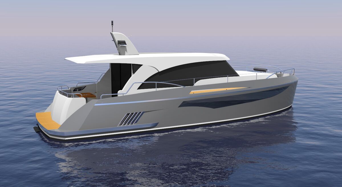 12.5 meter motorjacht ontwerp